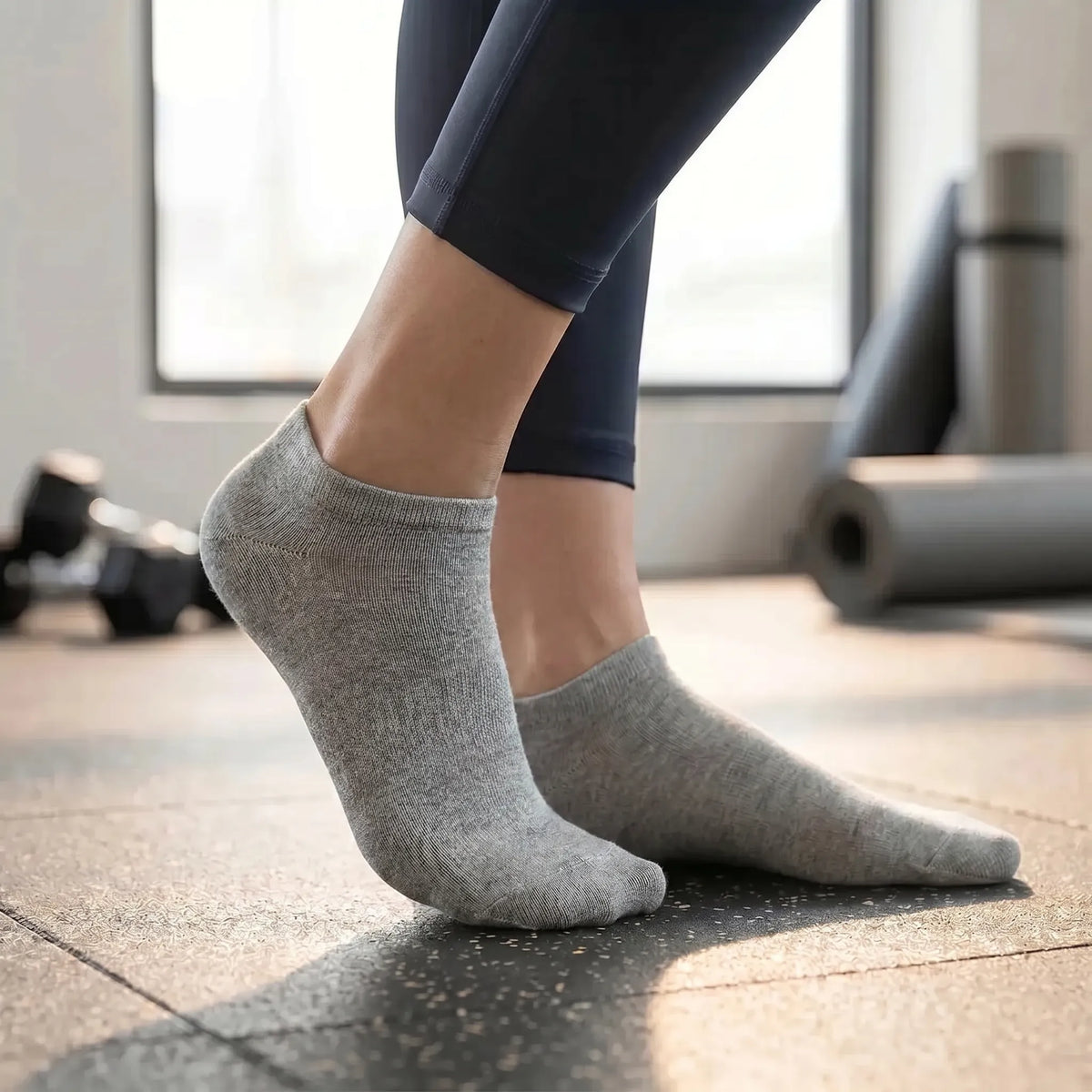 Pack de calcetines tobilleros unisex ligeros y transpirables, de corte bajo para zapatillas