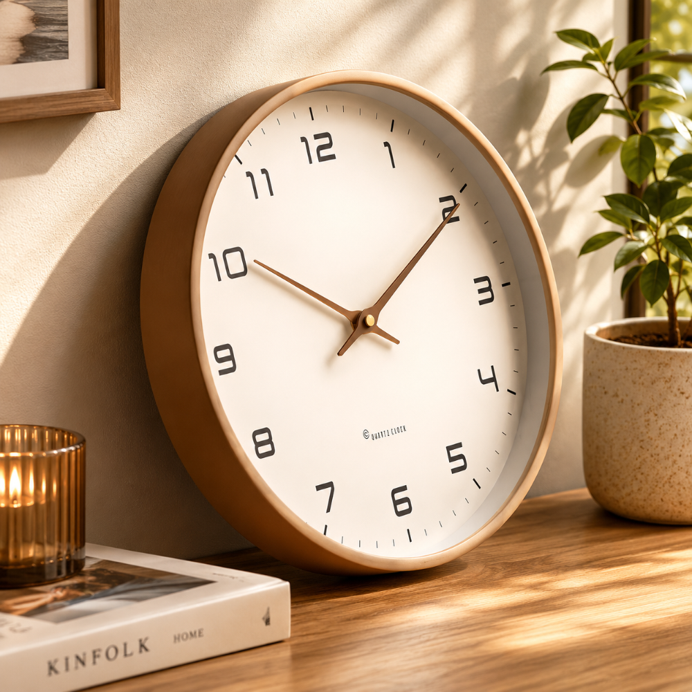 Reloj de pared redondo moderno, decorativo, silencioso y para el hogar