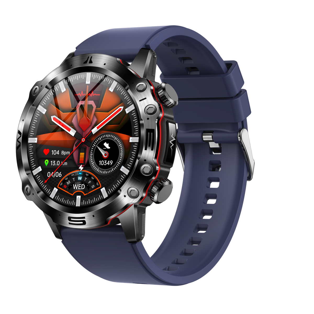 Reloj inteligente deportivo con pantalla táctil AMOLED, ECG, presión arterial y llamadas por Bluetooth