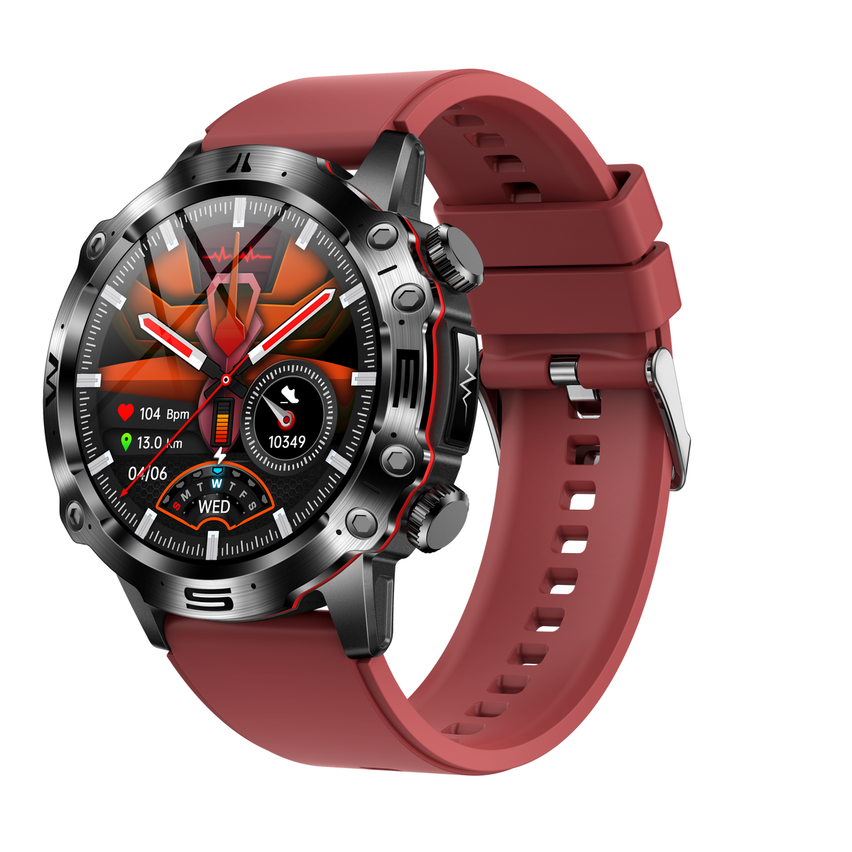 Reloj inteligente deportivo con pantalla táctil AMOLED, ECG, presión arterial y llamadas por Bluetooth