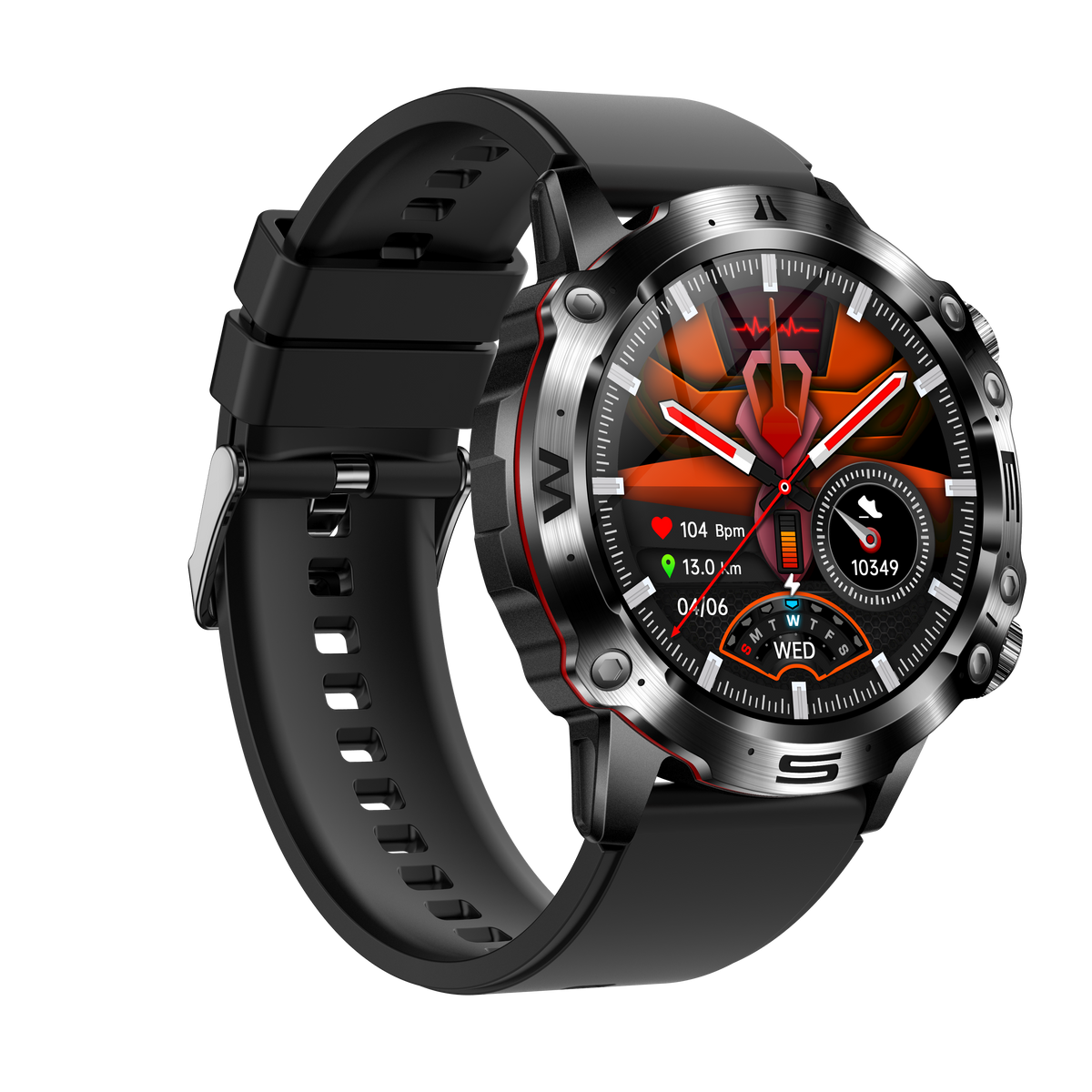 Reloj inteligente deportivo con pantalla táctil AMOLED, ECG, presión arterial y llamadas por Bluetooth