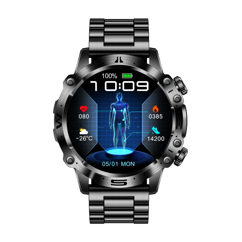 Reloj inteligente deportivo con pantalla táctil AMOLED, ECG, presión arterial y llamadas por Bluetooth