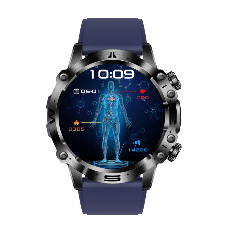 Reloj inteligente deportivo con pantalla táctil AMOLED, ECG, presión arterial y llamadas por Bluetooth