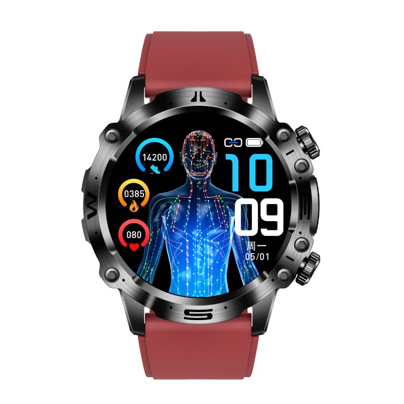 Reloj inteligente deportivo con pantalla táctil AMOLED, ECG, presión arterial y llamadas por Bluetooth