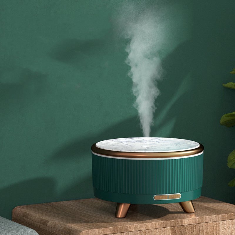 Humidificador circular de niebla para aromaterapia con movimiento silencioso y control remoto