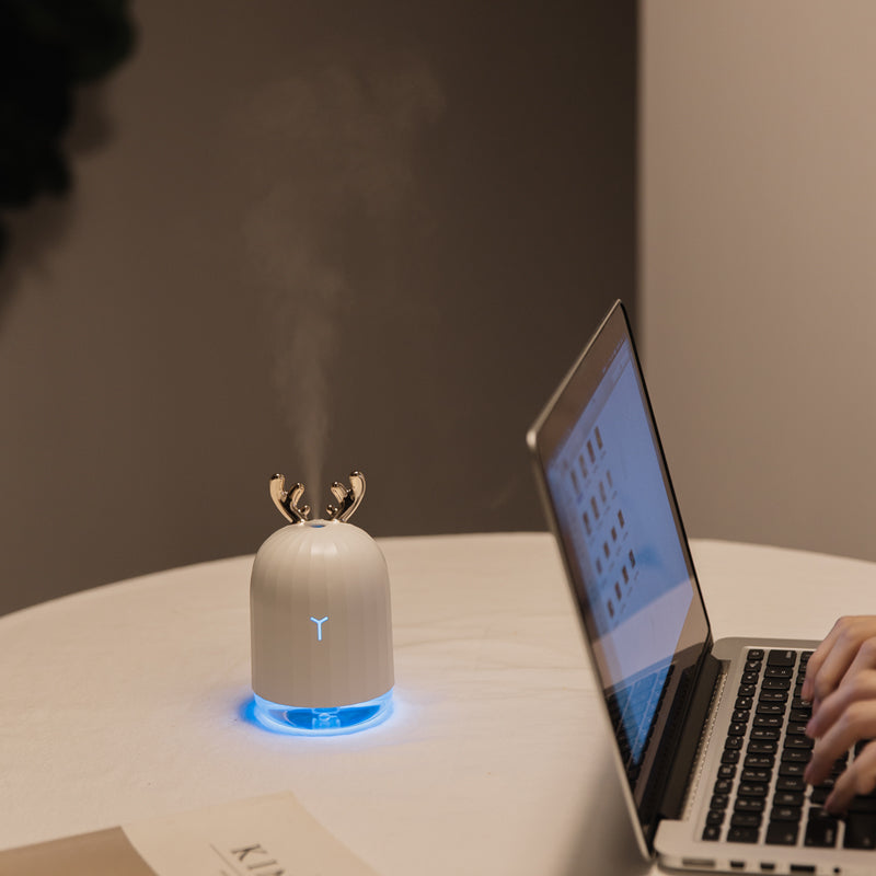 Humidificador de aire infantil con orejas de animal y luz nocturna
