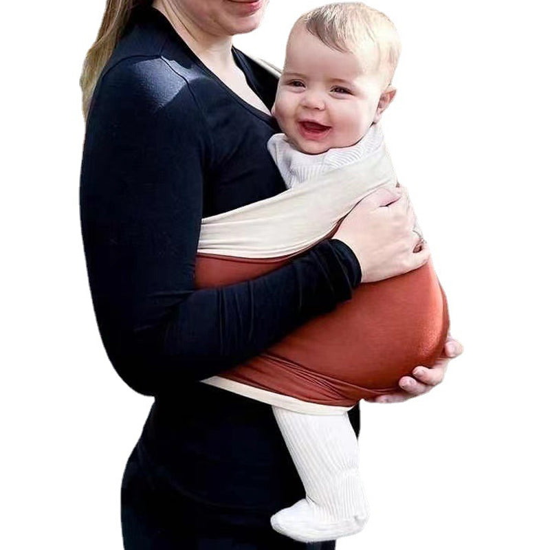 Fular portabebés suave, transpirable, ergonómico, ajustable y manos libres