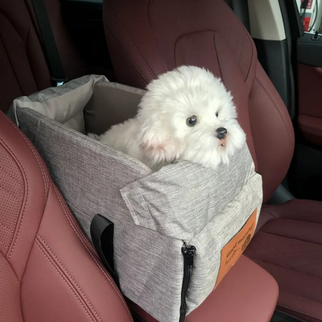 Asiento de seguridad para mascotas para el coche, con reposabrazos acolchado y tejido Oxford impermeable