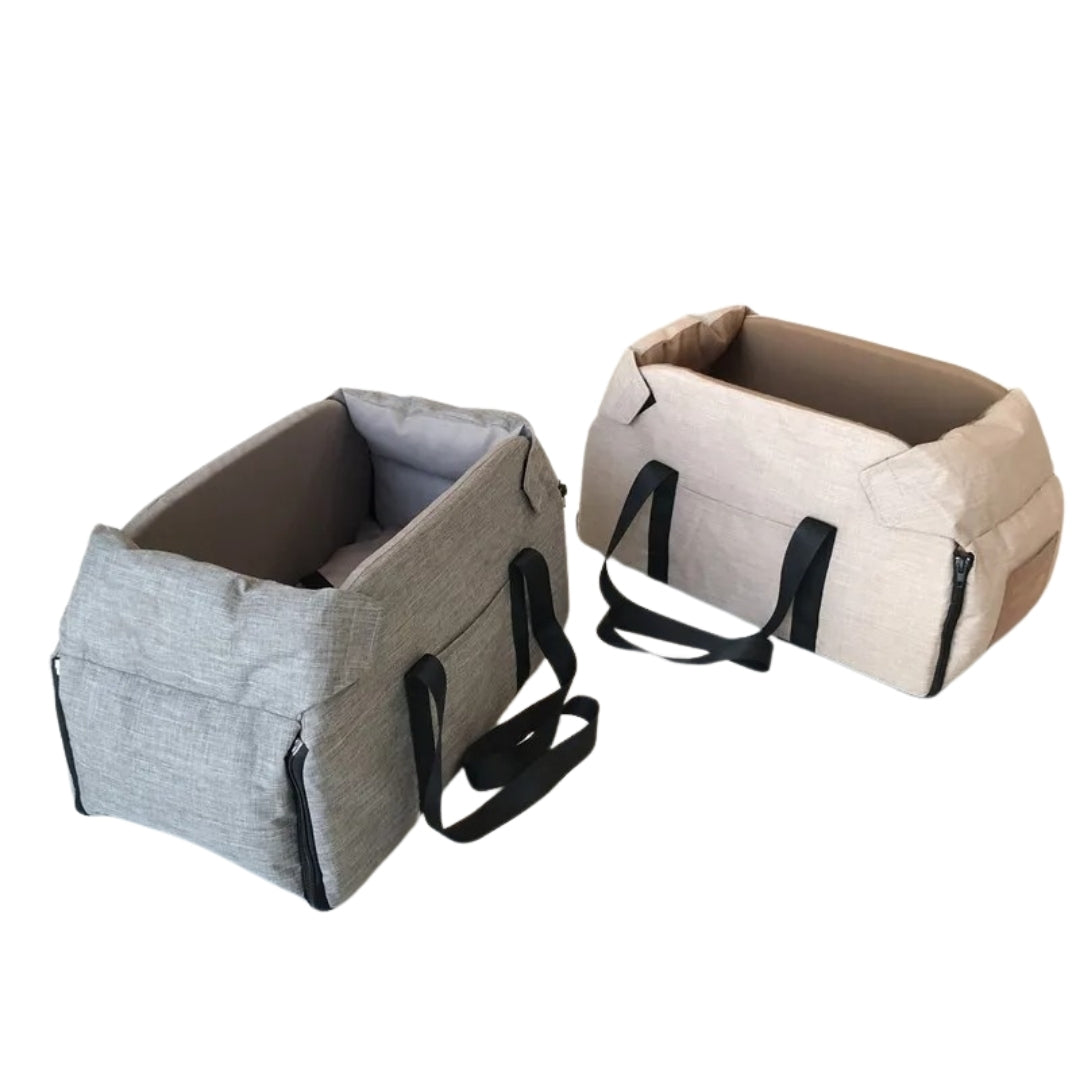 Asiento de seguridad para mascotas para el coche, con reposabrazos acolchado y tejido Oxford impermeable