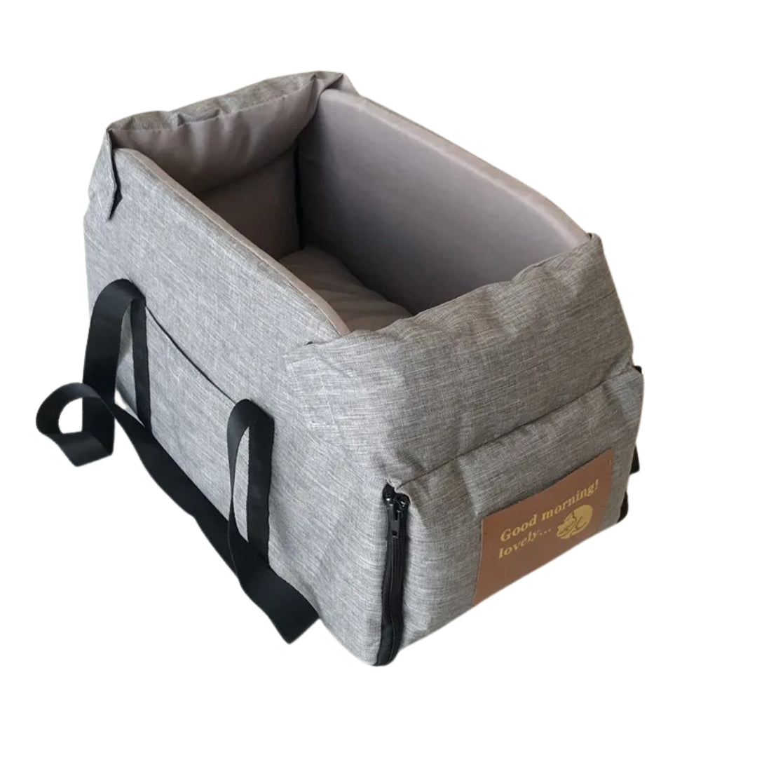 Asiento de seguridad para mascotas para el coche, con reposabrazos acolchado y tejido Oxford impermeable