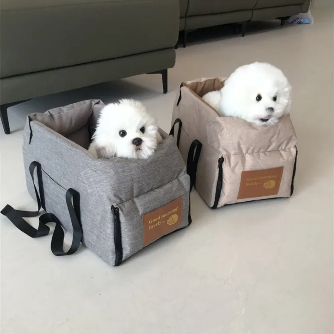Asiento de seguridad para mascotas para el coche, con reposabrazos acolchado y tejido Oxford impermeable