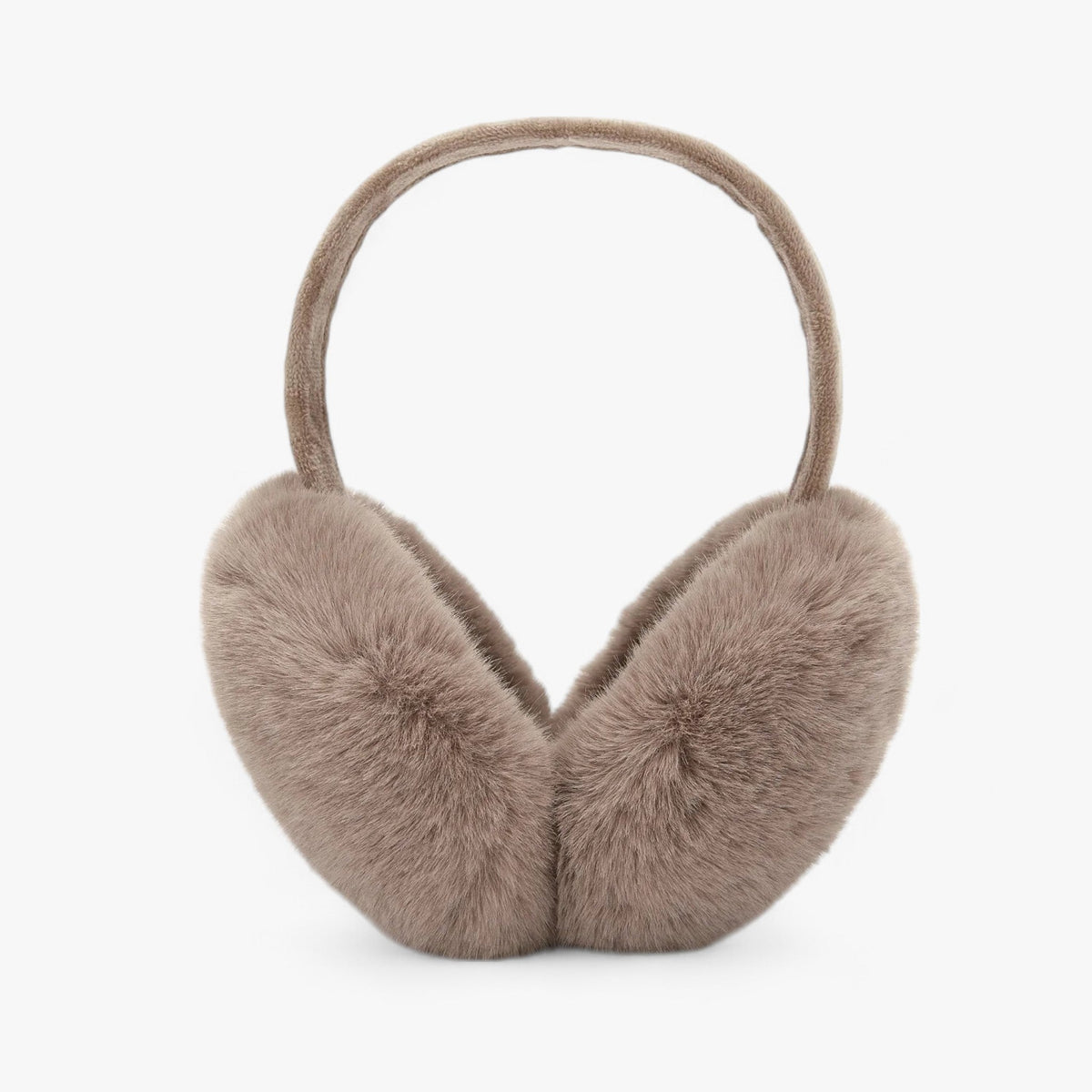 Orejeras de invierno unisex plegables de suave piel sintética
