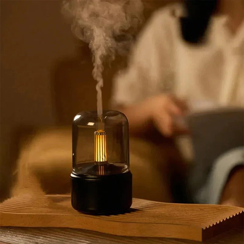 Difusor compacto eléctrico de aromaterapia y humidificador de niebla