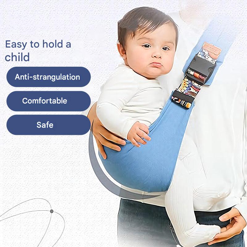 Portabebés ergonómico ajustable para la cadera, de algodón acolchado y mezcla de algodón