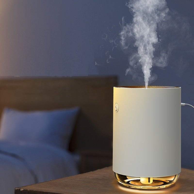 Humidificador de aire compacto y ultrasilencioso con niebla regulable y conexión USB