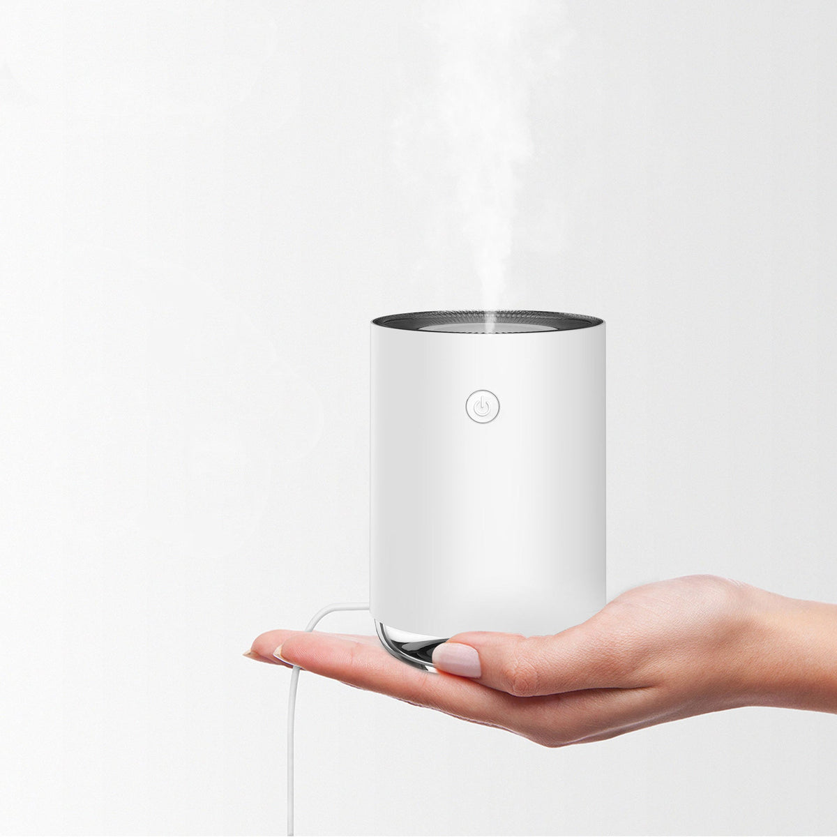 Humidificador de aire compacto y ultrasilencioso con niebla regulable y conexión USB