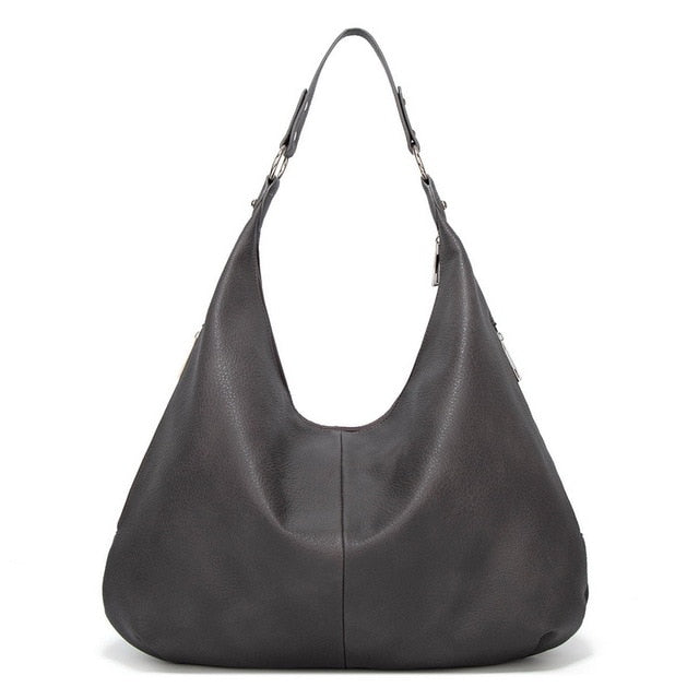 Bolso de hombro espacioso para mujer con cierre de cremallera y correa ajustable