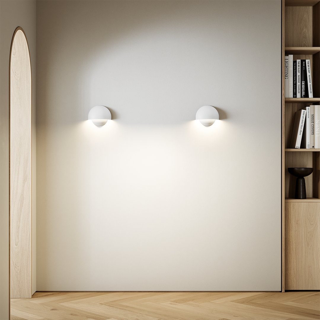 Aplique de pared moderno con sensor de movimiento magnético y alimentación por batería