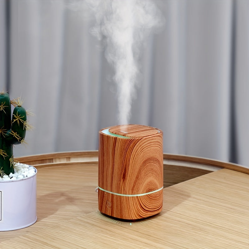 Difusor de aceites esenciales para aromaterapia y humidificador de aire minimalista iluminado