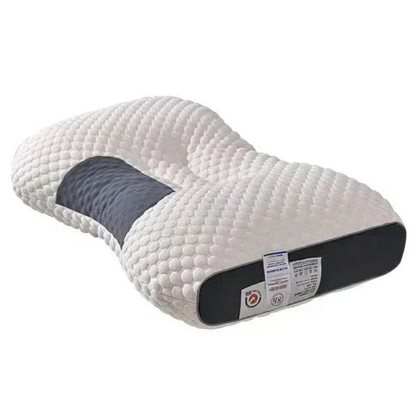 Almohada de masaje ortopédica contorneada de fibra de soja para el cuello