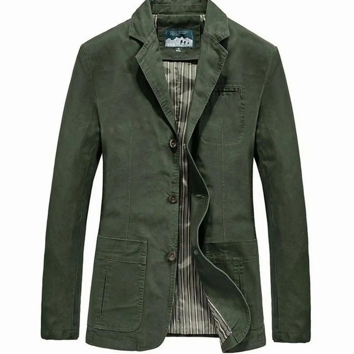 Americana ligera informal de hombre con botones