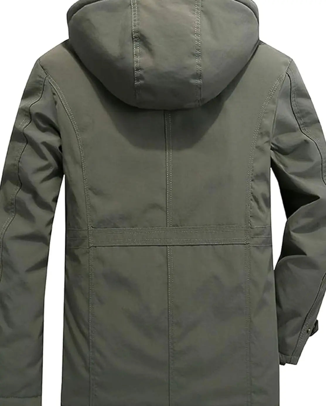 Chaquetas de invierno resistentes para hombre con capucha y forro polar
