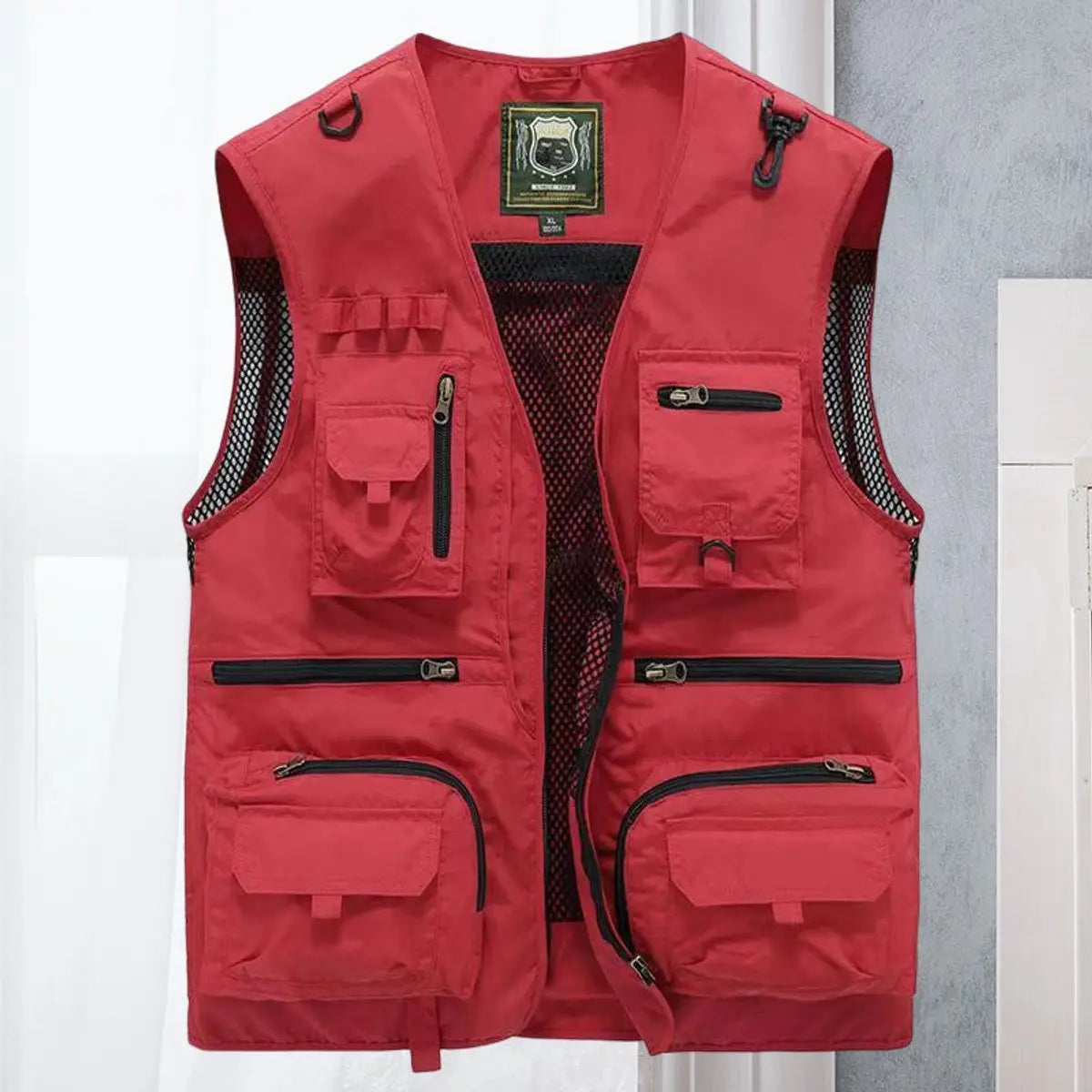 Chaleco multibolsillos para hombre, para pesca y actividades al aire libre, ideal para combinar en otoño e invierno