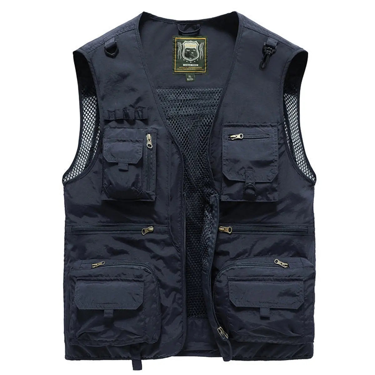 Chaleco multibolsillos para hombre, para pesca y actividades al aire libre, ideal para combinar en otoño e invierno