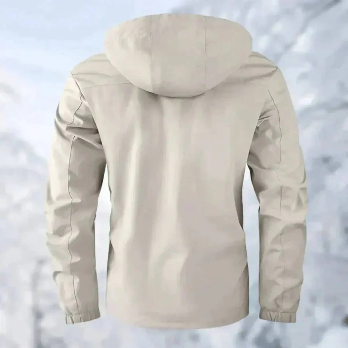 Chaqueta acolchada impermeable para hombre, con capucha y cortavientos, para exterior