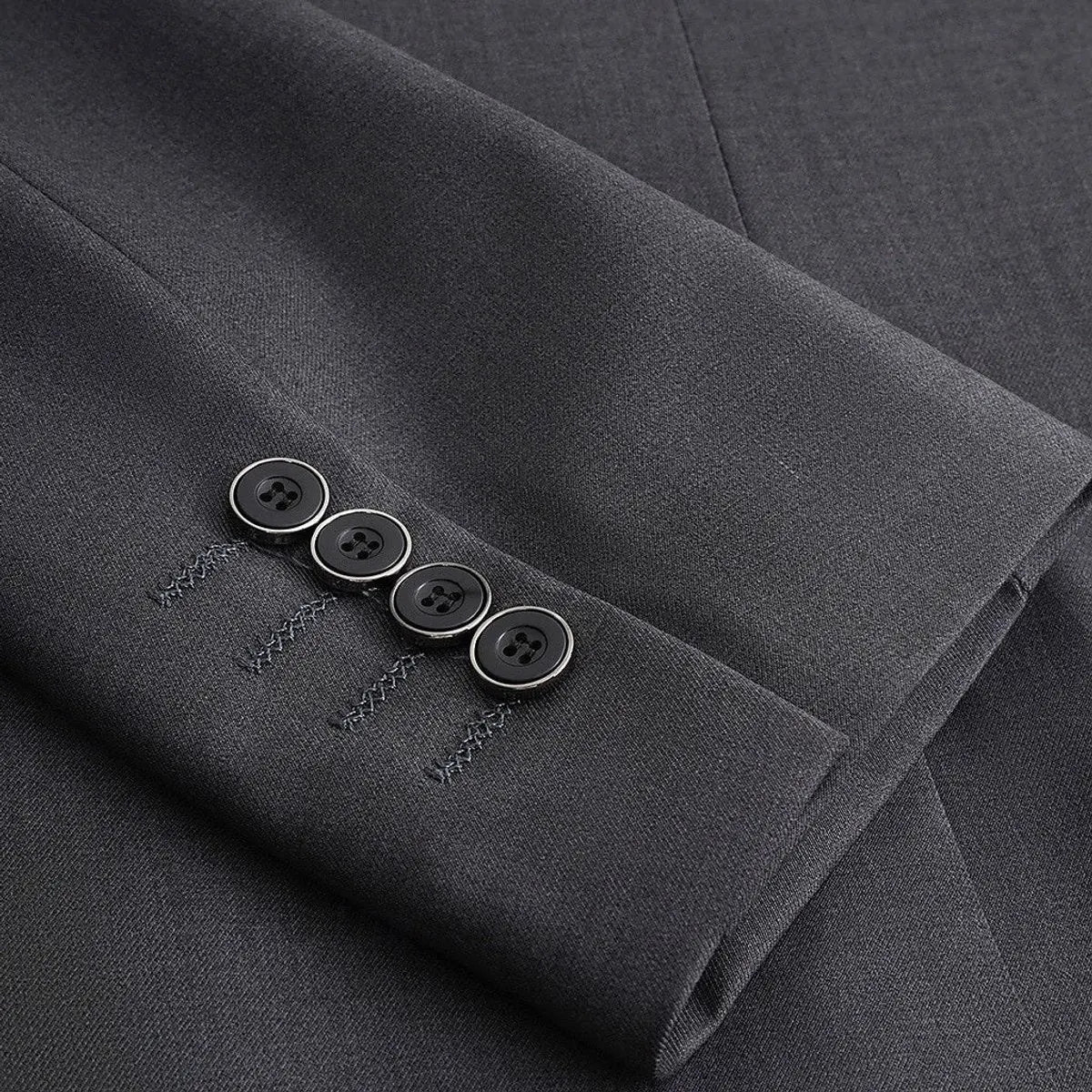 Americana de corte estándar para hombre, de estilo elegante e informal y botonadura sencilla