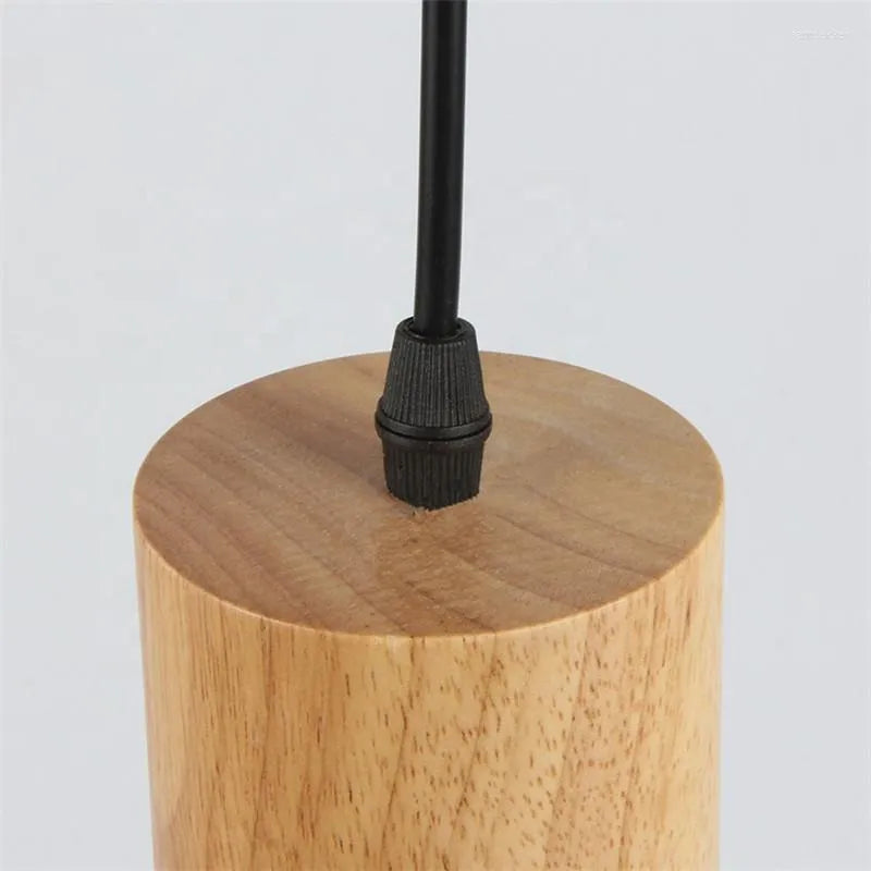 Lámpara colgante minimalista cilíndrica de aluminio con cable ajustable