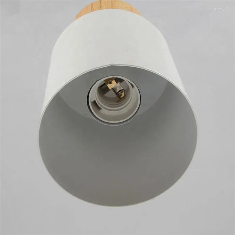 Lámpara colgante minimalista cilíndrica de aluminio con cable ajustable
