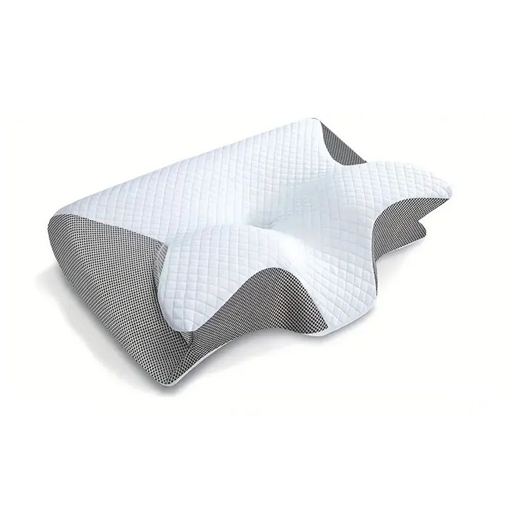 Almohada ergonómica ortopédica de espuma viscoelástica para soporte y alineación de la columna