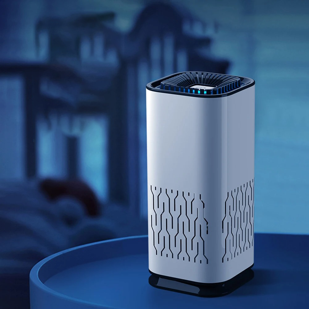 Purificador de aire inteligente para mascotas con sensor silencioso y carbón activado