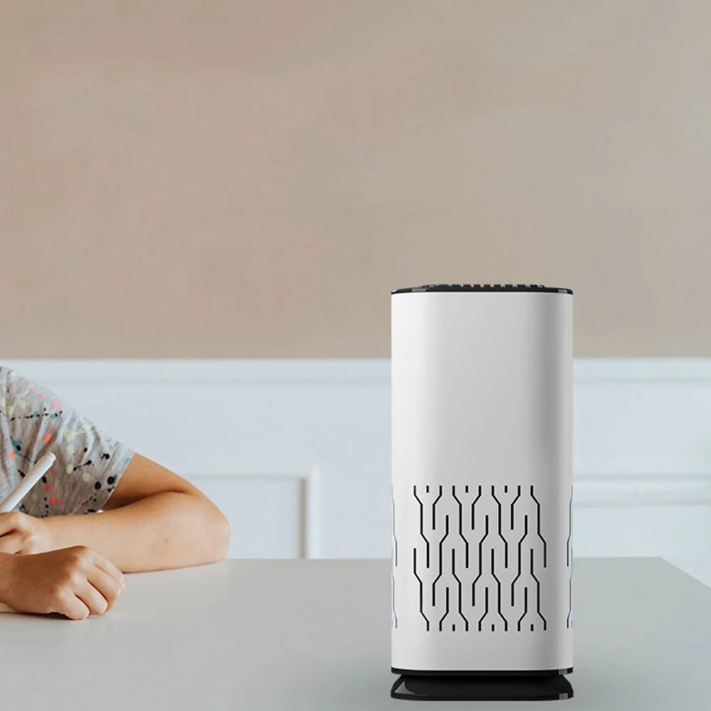 Purificador de aire inteligente para mascotas con sensor silencioso y carbón activado