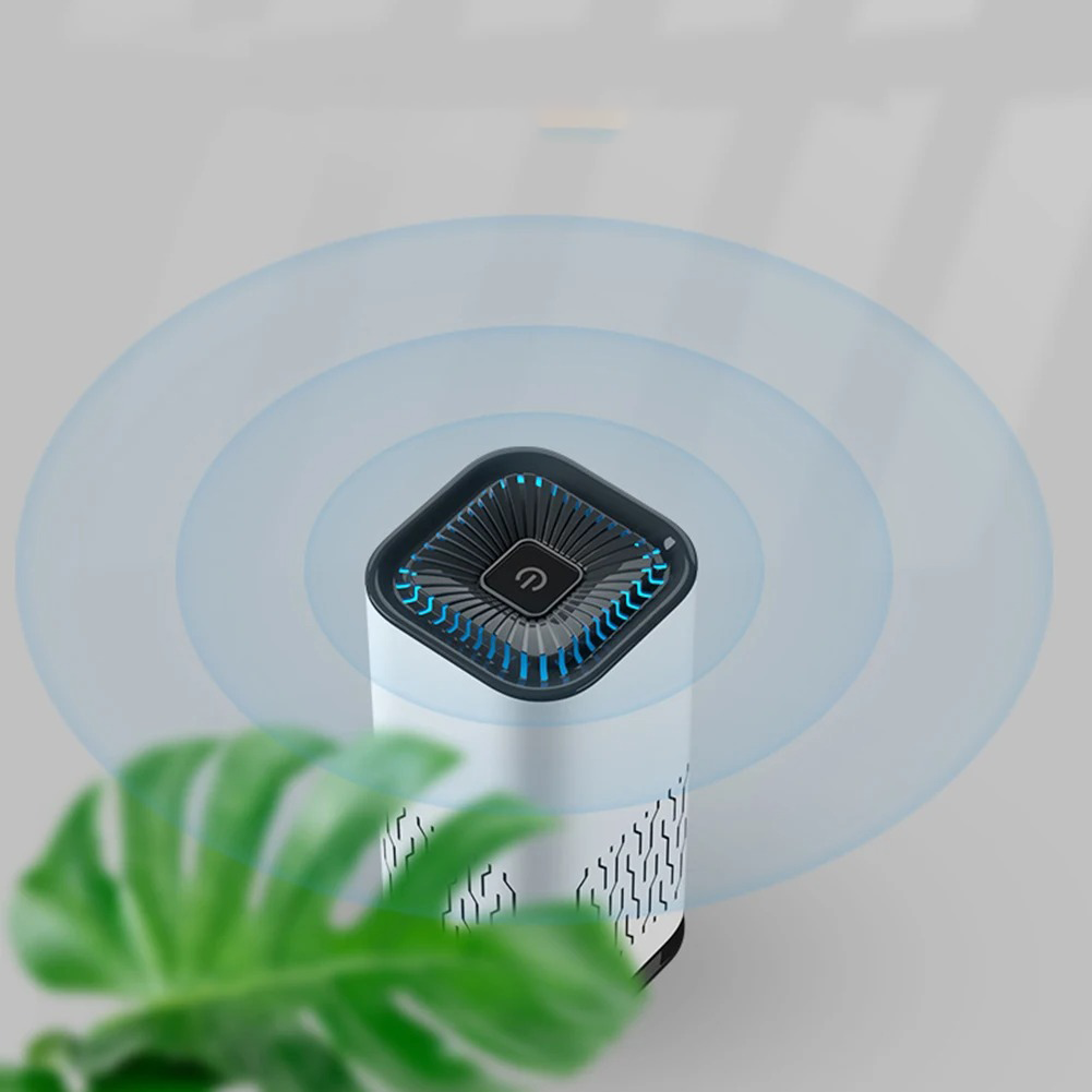 Purificador de aire inteligente para mascotas con sensor silencioso y carbón activado