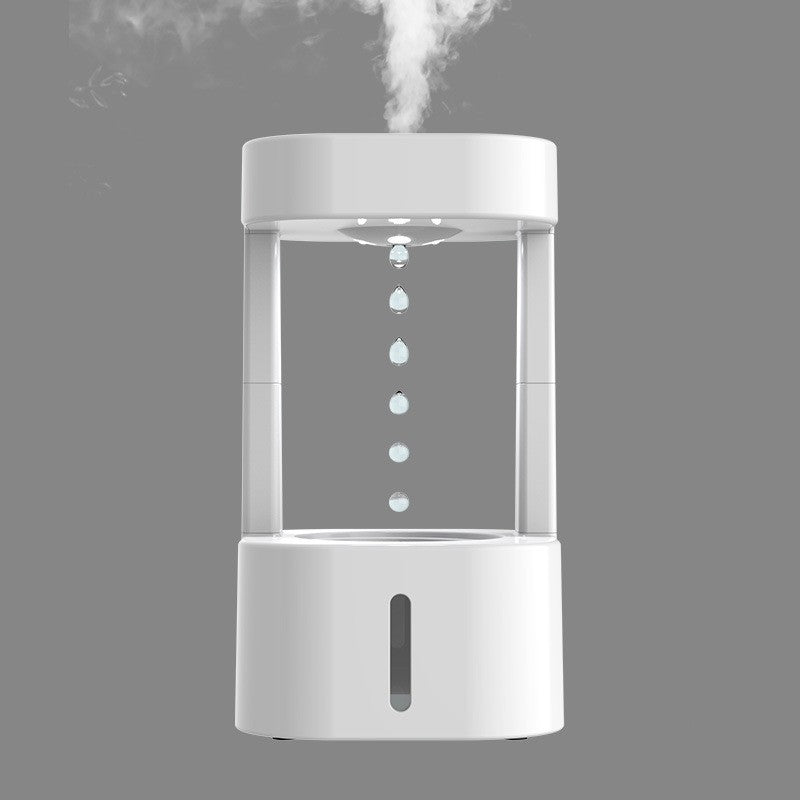Humidificador de aire portátil compacto de gotas de agua antigravedad