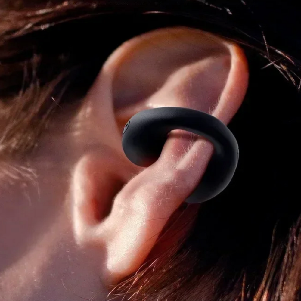Auriculares inalámbricos ligeros y ergonómicos de conducción ósea, resistentes al sudor
