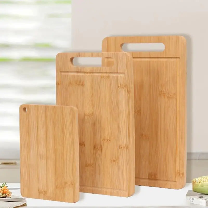 Tabla reversible de madera maciza para cortar y servir, de doble cara