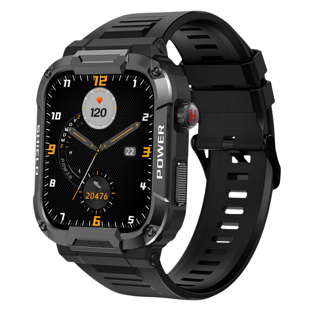Reloj inteligente resistente a golpes e impermeable, con monitorización de la salud, para hombre