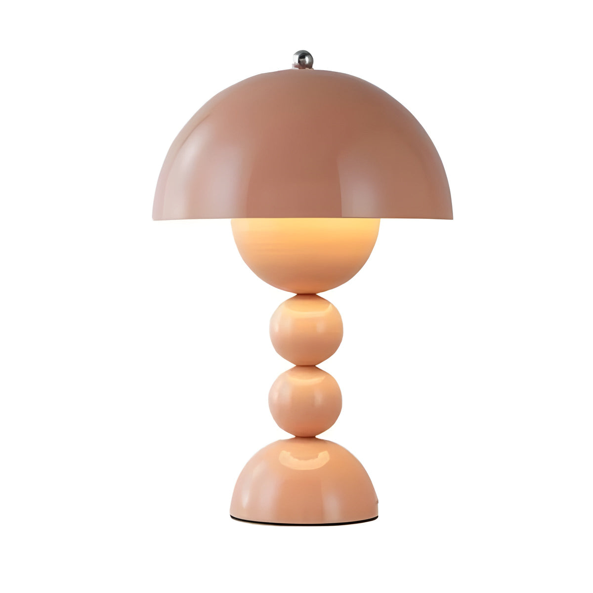 Lámpara de mesa de noche minimalista escandinava con forma de capullo floral y regulable