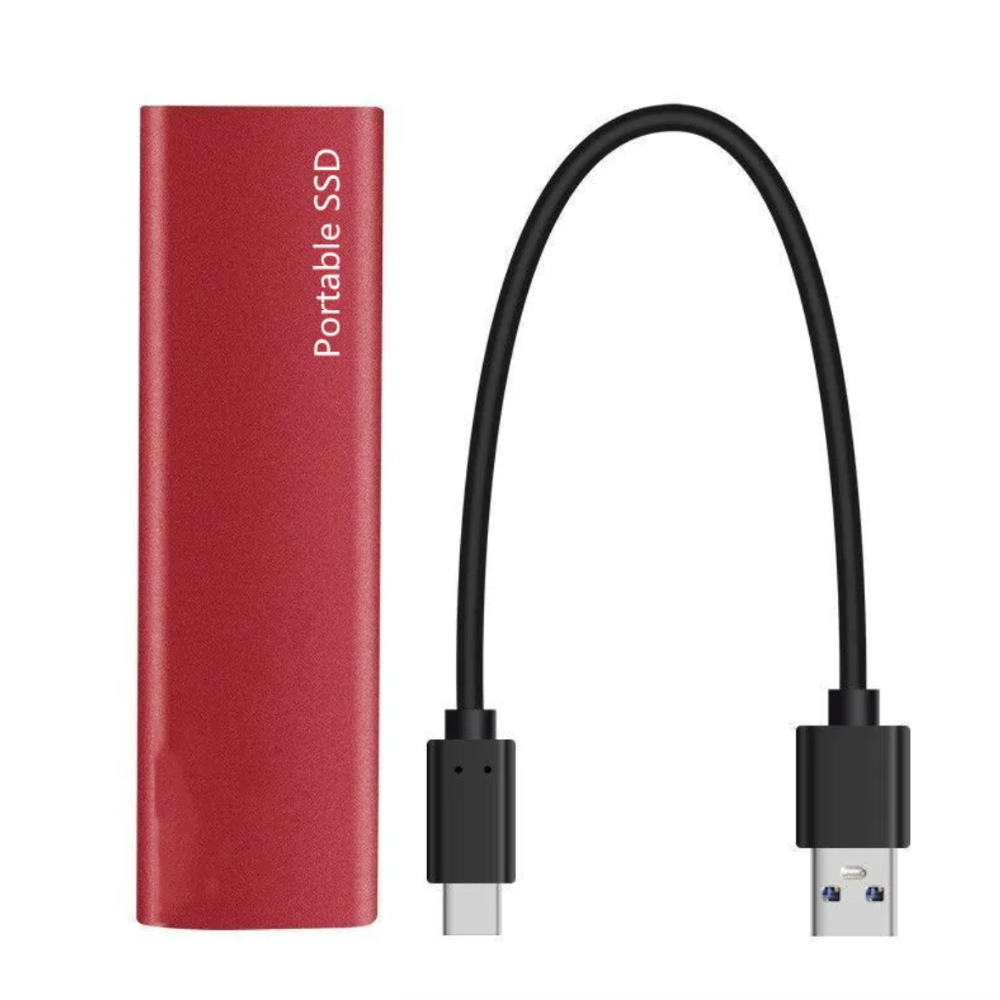 Unidad SSD externa portátil delgada y ligera, plug and play