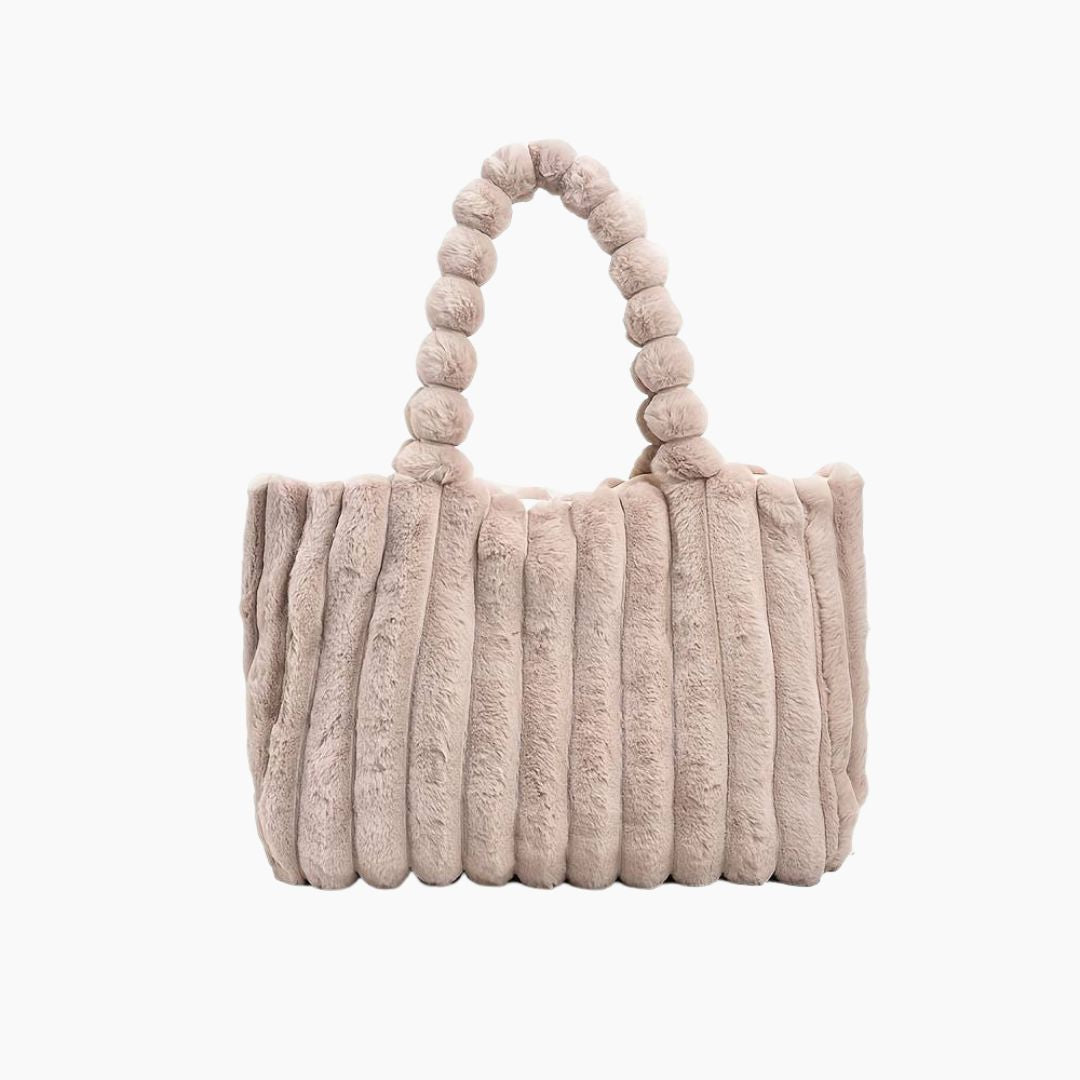 Bolso de hombro de textura suave y gruesa para uso diario