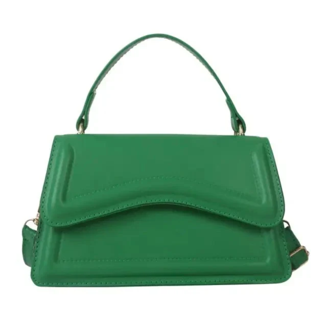 Bolso de hombro espacioso de cuero prémium con correa acolchada para mujer