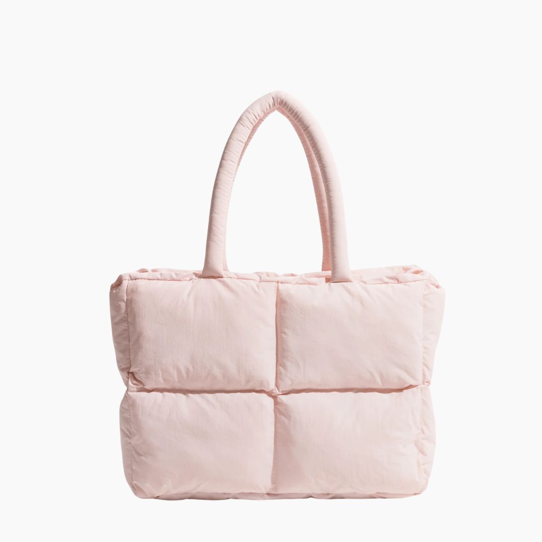Bolso acolchado de nailon con amplio compartimento para portátil y correa para el hombro