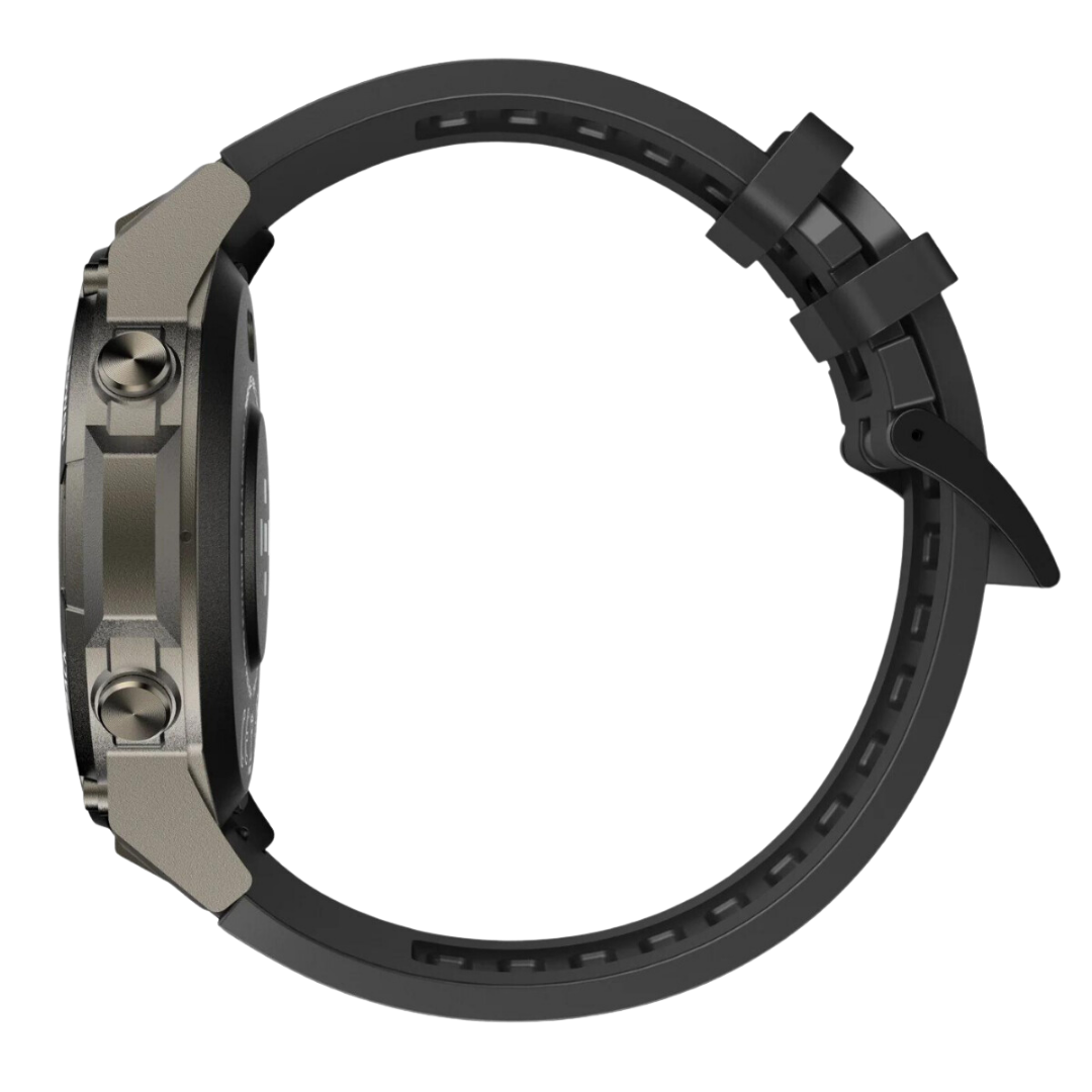 Reloj inteligente resistente al agua, con carcasa de aluminio, pantalla AMOLED y monitor de actividad física
