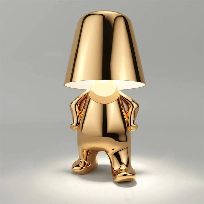 Lámpara de mesa elegante, recargable, táctil, regulable, inalámbrica y con luz cálida