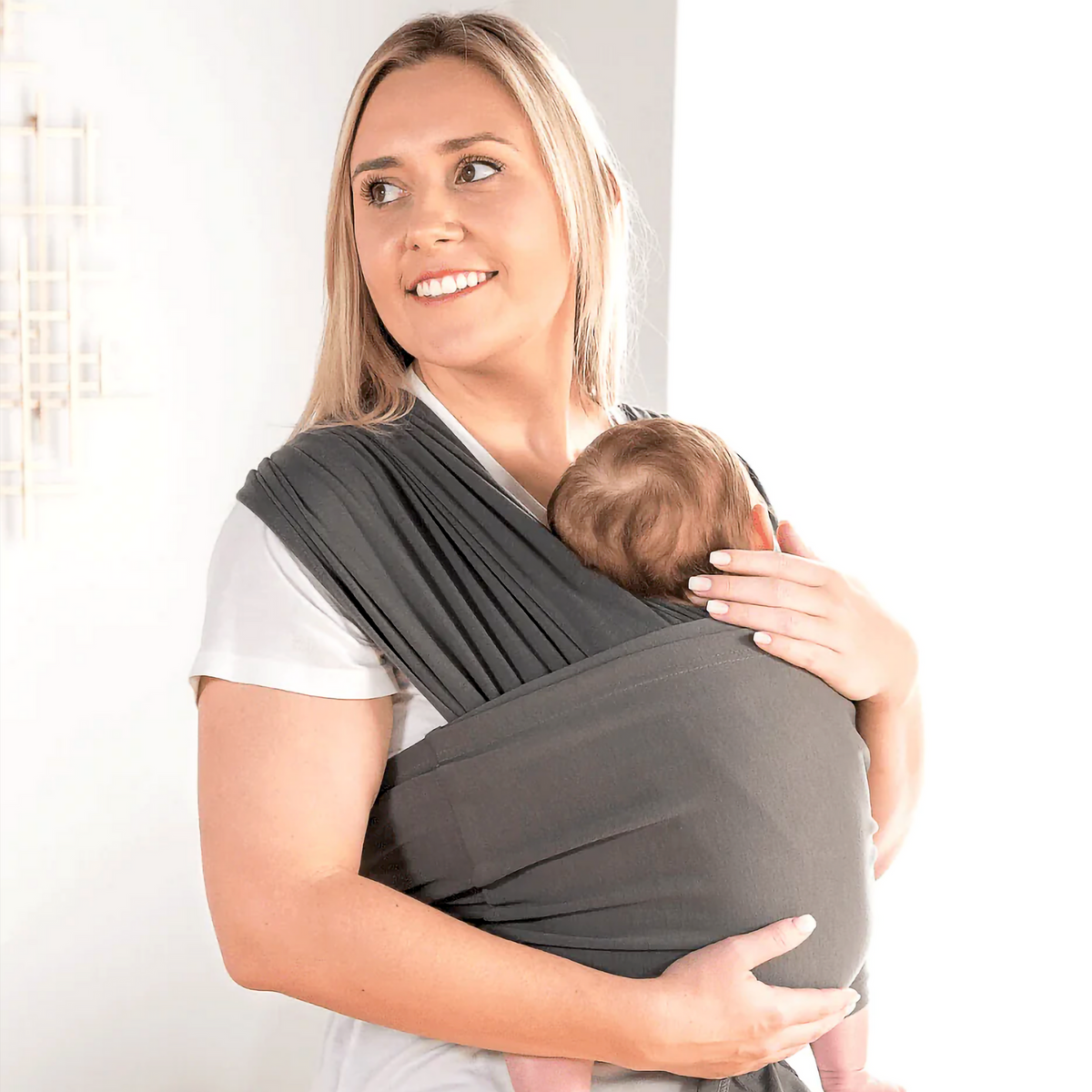 Portabebés ergonómico transpirable con soporte lumbar y múltiples posiciones