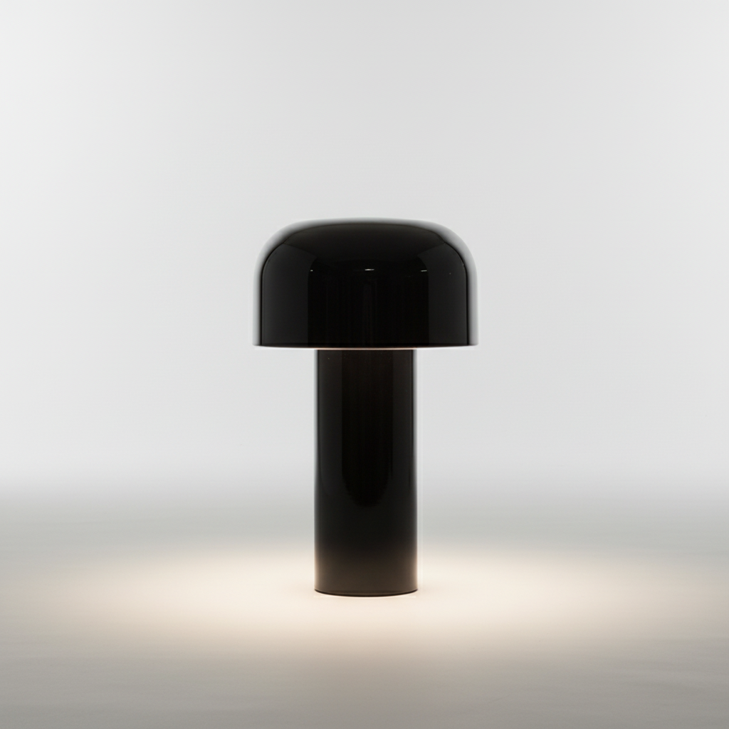 Lámpara de mesa elegante con forma de champiñón, inalámbrica y con control táctil