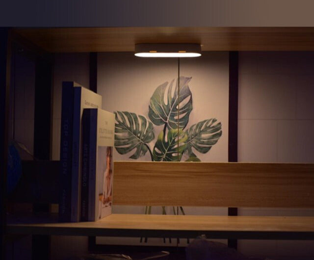Aplique de pared inalámbrico recargable con sensor de movimiento magnético